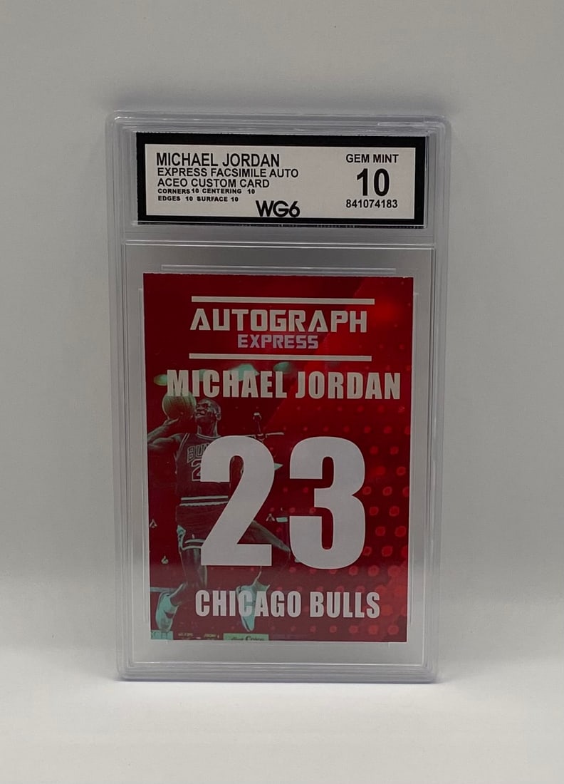 Michael Jordan 1995 NBA Rookie Facsimile Auto - 2