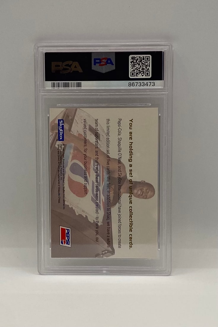 1993 SkyBox Pepsi Shaq Attaq Cover Card Shaquille O'Neal Rare Promo - 2