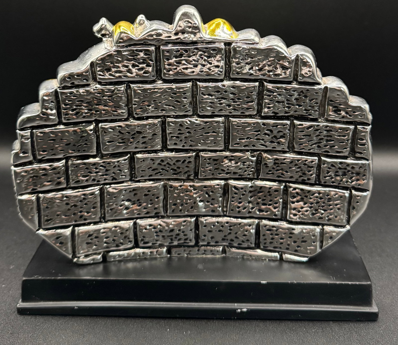 Vintage Silver & Gold Tone Jerusalem Cityscape Sculpture - By Amy - 3