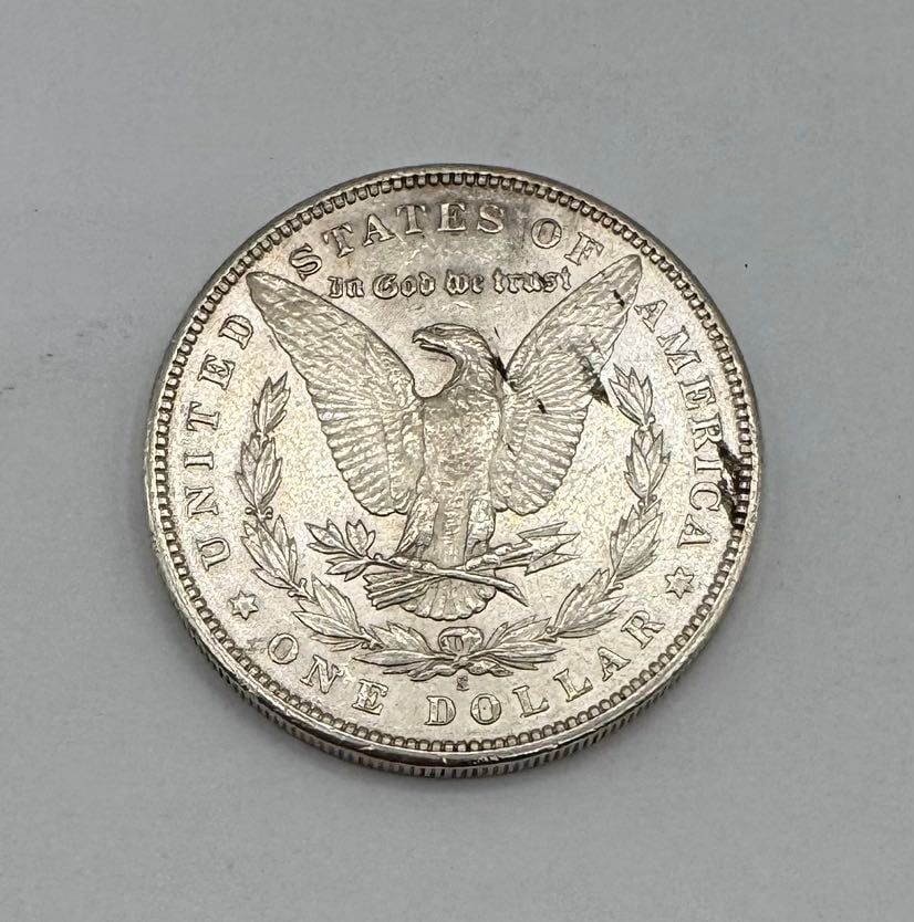 1897 S Morgan Silver Dollar Coin - 2