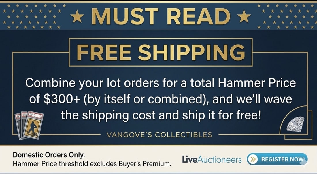 MUST READ: FREE DOMESTIC SHIPPING PROMOTION - DETAILS (1 of 1)