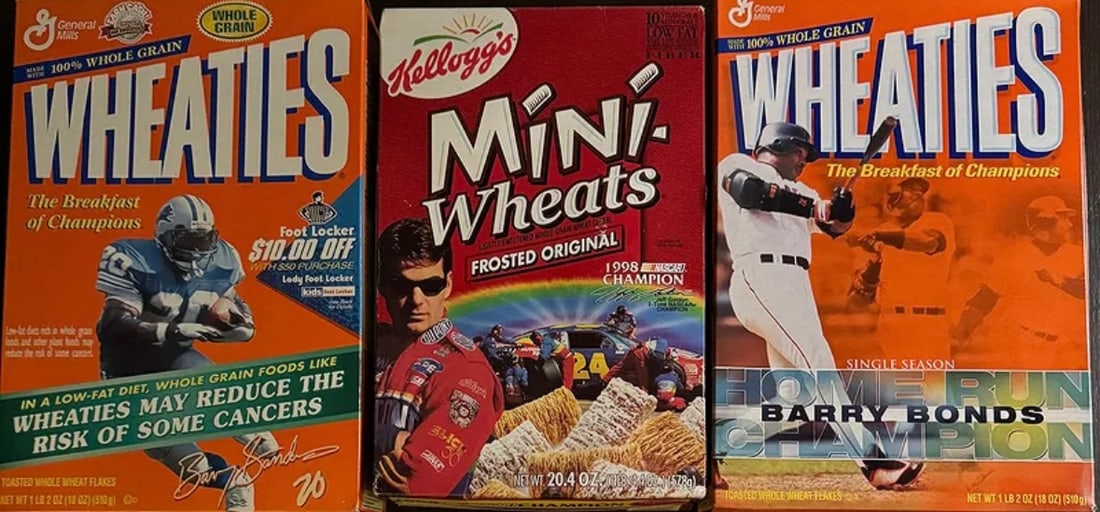 (20) Factory Sealed Wheaties Boxes: Michael Jordan, Tiger Woods, Babe Ruth, Elway - 3