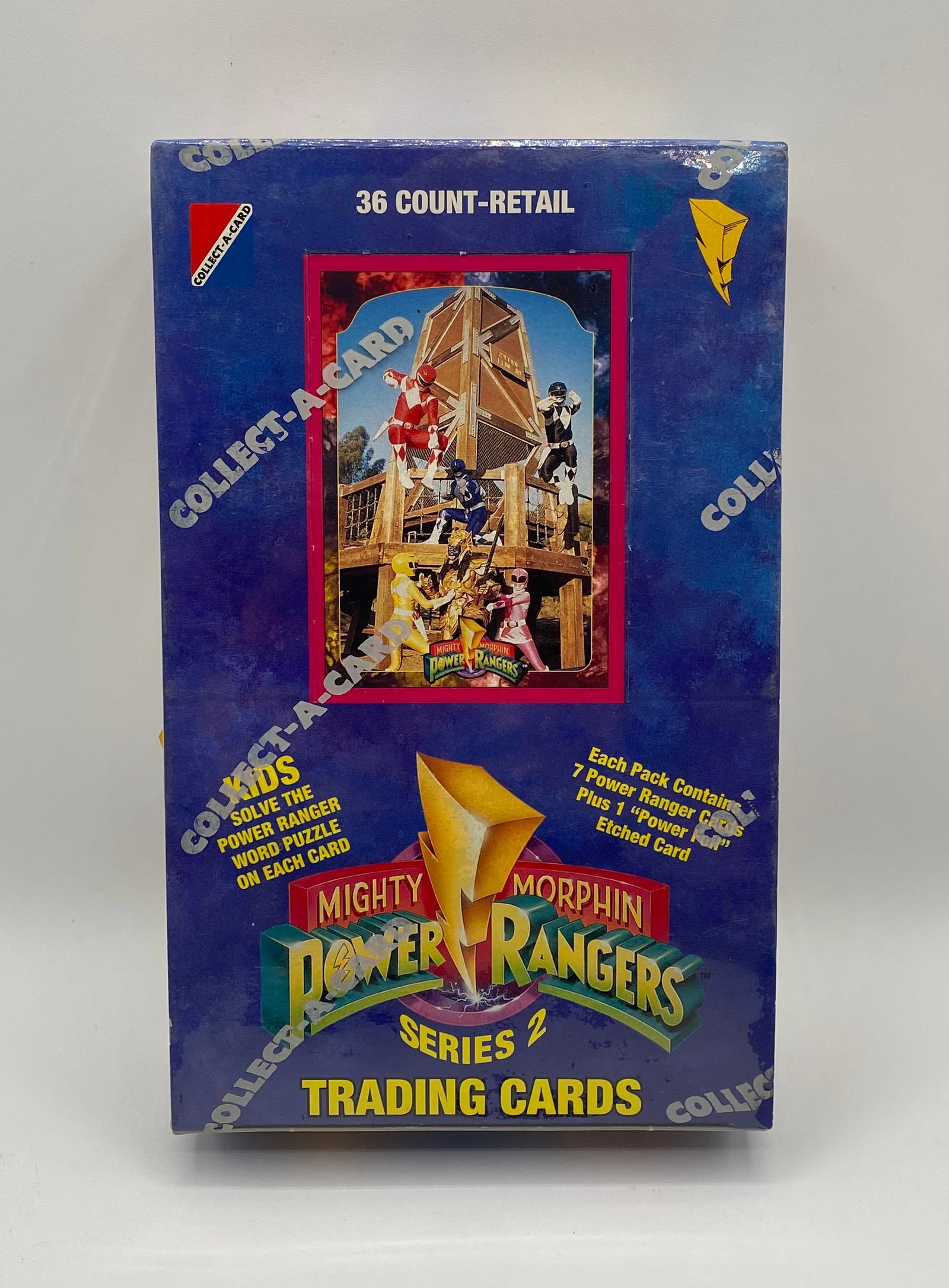 1994 Collect-A-Card Mighty Morphin Power Rangers Series 2 Box (1 of 2)