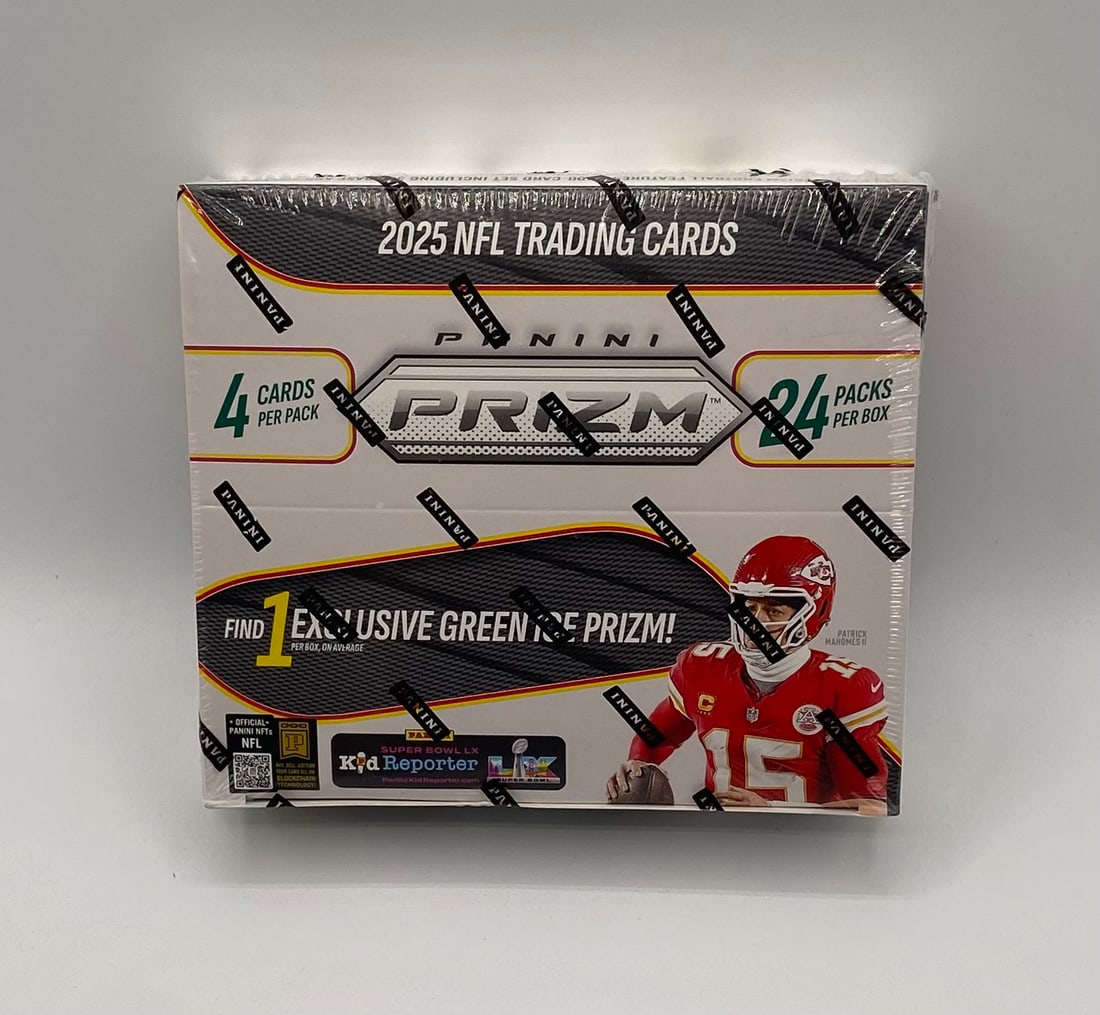 2025 Panini Prizm Football Sealed Retail Box - Patrick Mahomes (1 of 2)