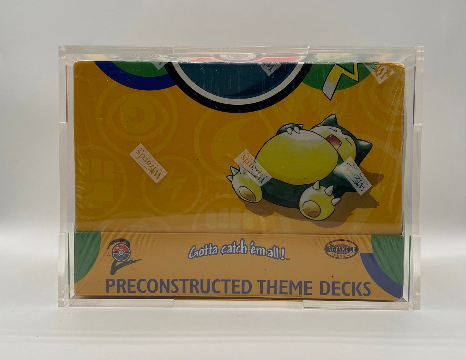 1999 Pokemon Preconstructed Them Decks Factory Sealed: 1999 2000 Preconstructed Them Decks Factory Sealed. This sealed display includes a full distribution of 8 preconstructed theme decks: 2x Grass Chopper Decks (Featuring Caterpie/Scyther) 2x Hot Water