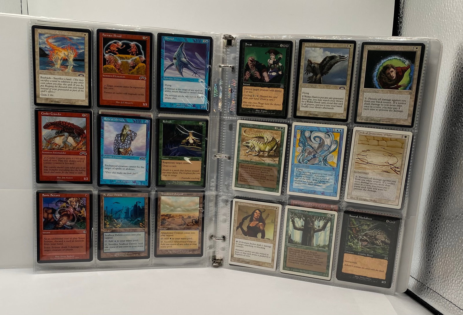 1990s Magic The Gathering Cards Binder - 4