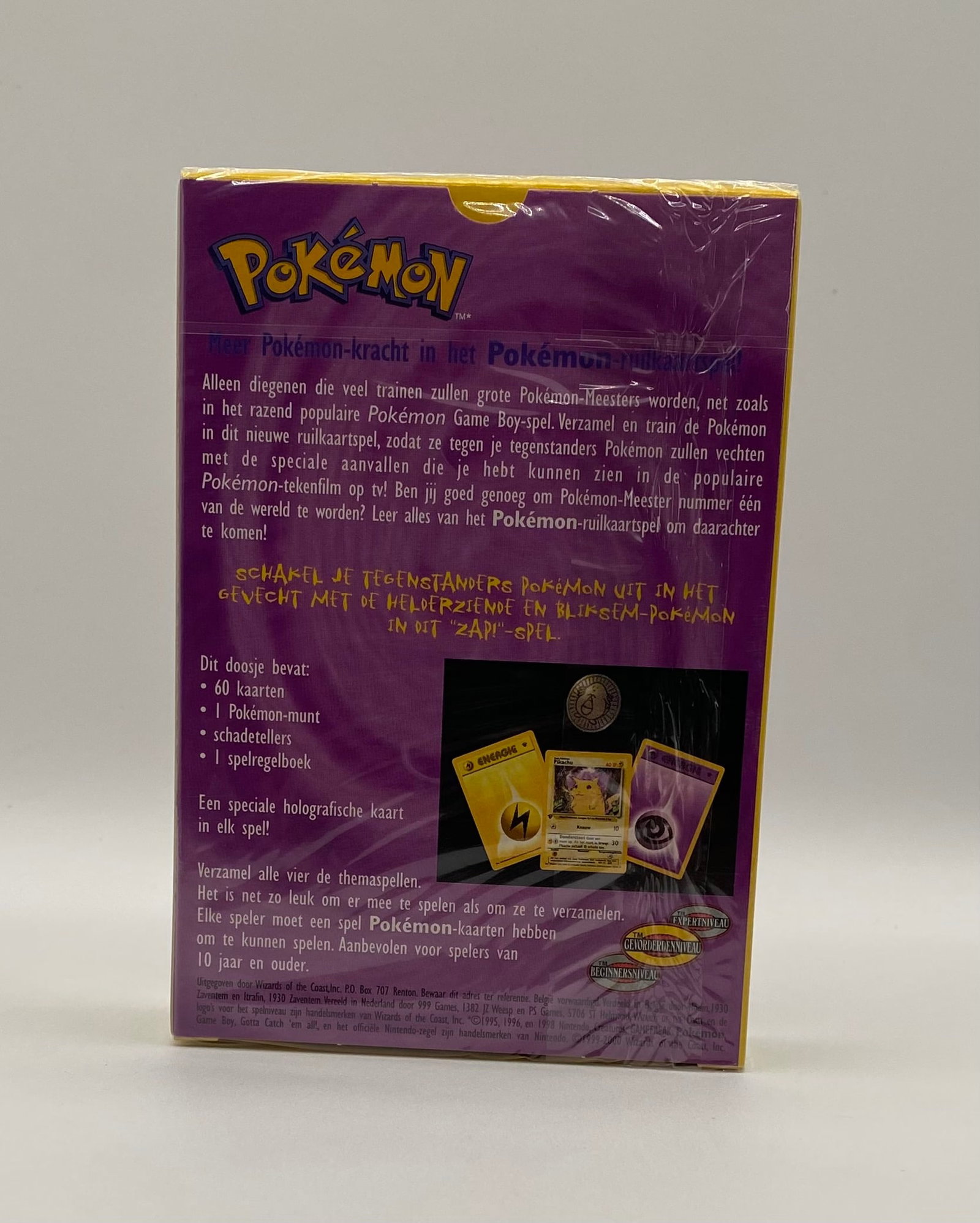 1999 Pokémon TCG Zap Theme Deck Dutch Sealed - 2