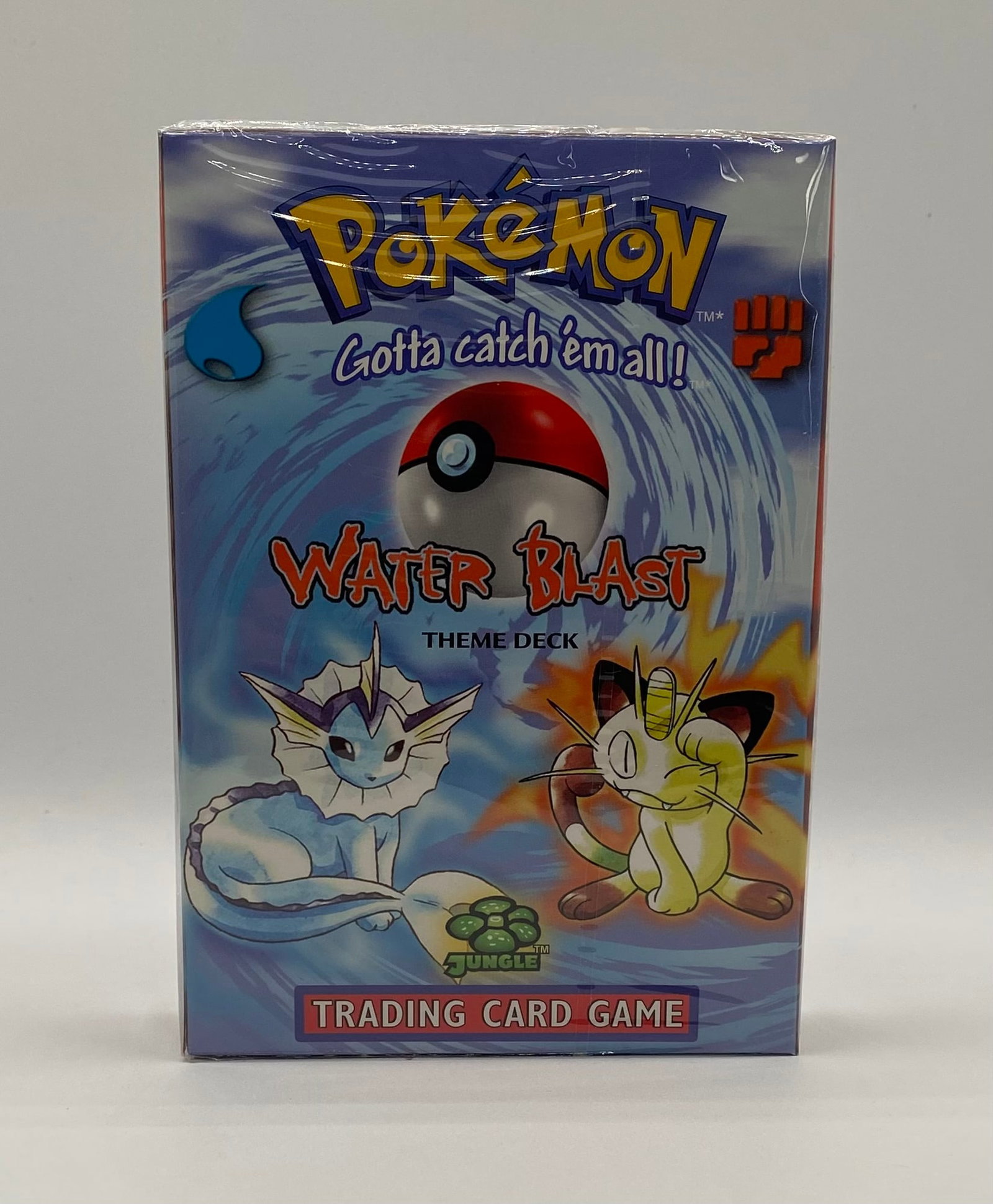 Sealed 1999 Pokemon Water Blast Theme Deck: Sealed 1999 Pokemon Water Blast Theme Deck