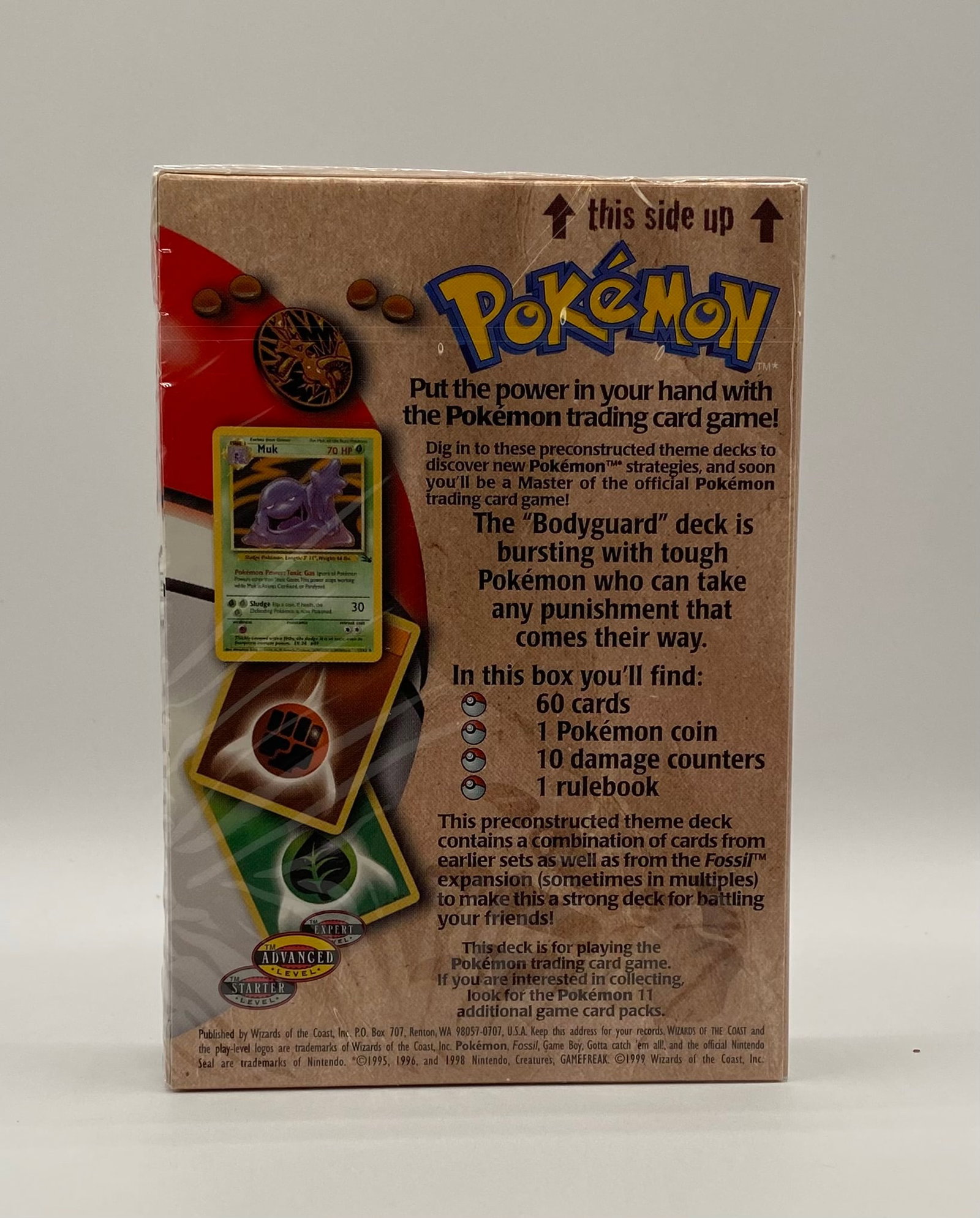 Sealed 1999 Pokemon Bodyguard Theme Deck - 2