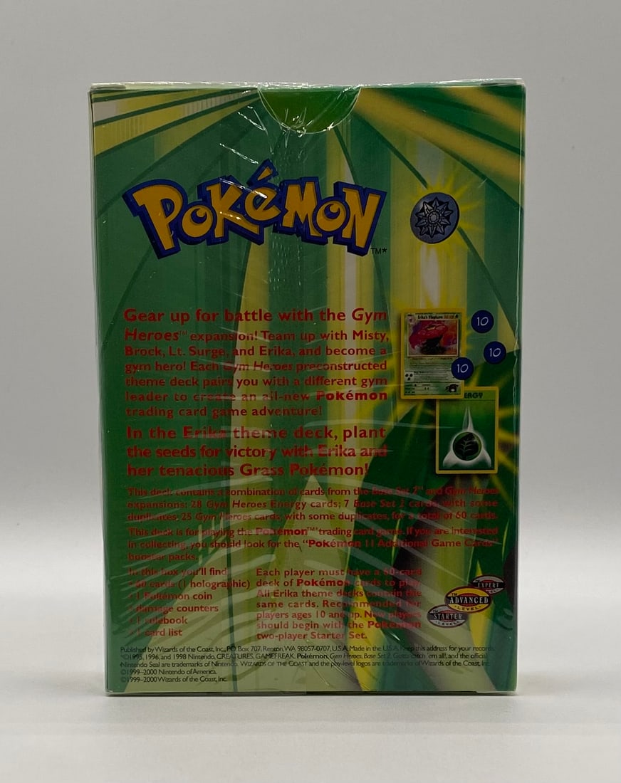 Sealed Pokemon Erika Theme Deck - 2