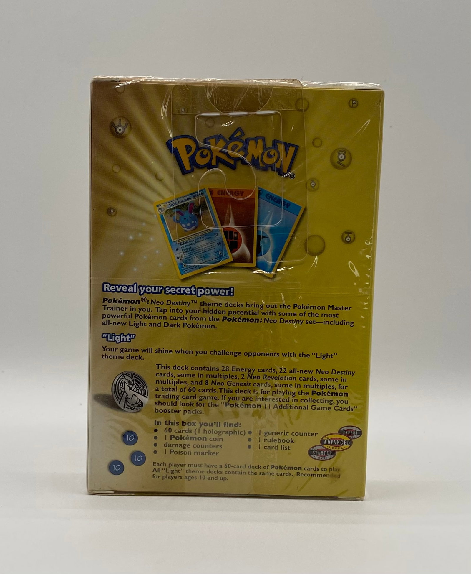 Pokemon Light Theme Deck Neo Destiny WOTC New Factory Sealed TCG - 2