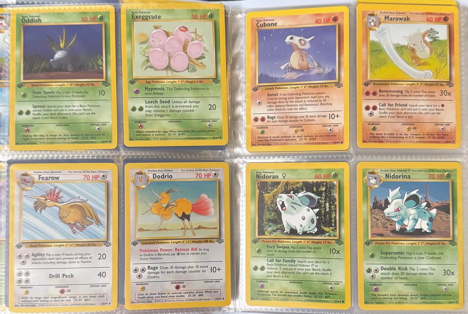 1999 1st Edition Jungle Set Pokemon Cards - 4