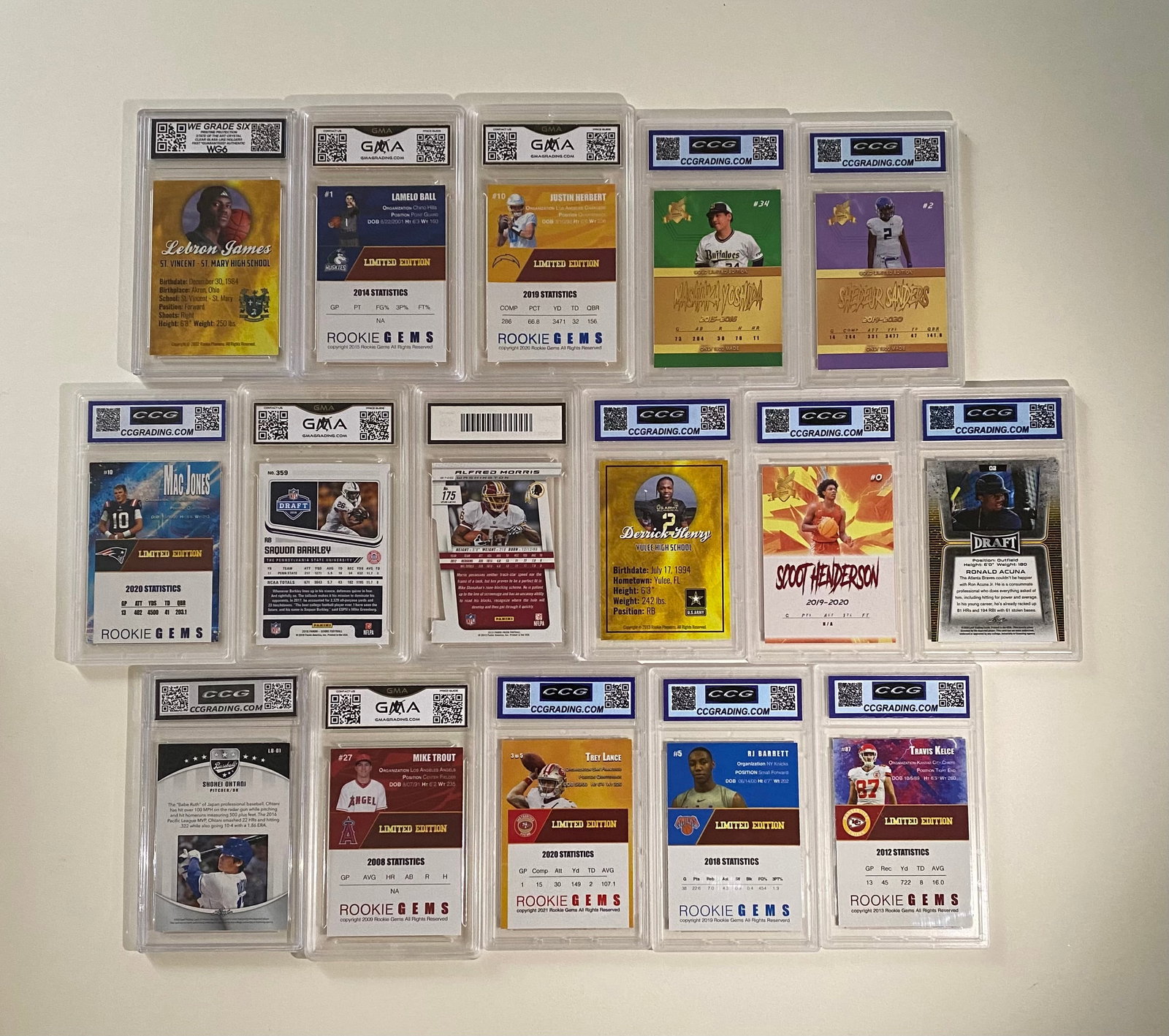 (17) Sports Cards Features LeBron James, Shohei Ohtani, Mike Trout, Justin Herbert & More - 2