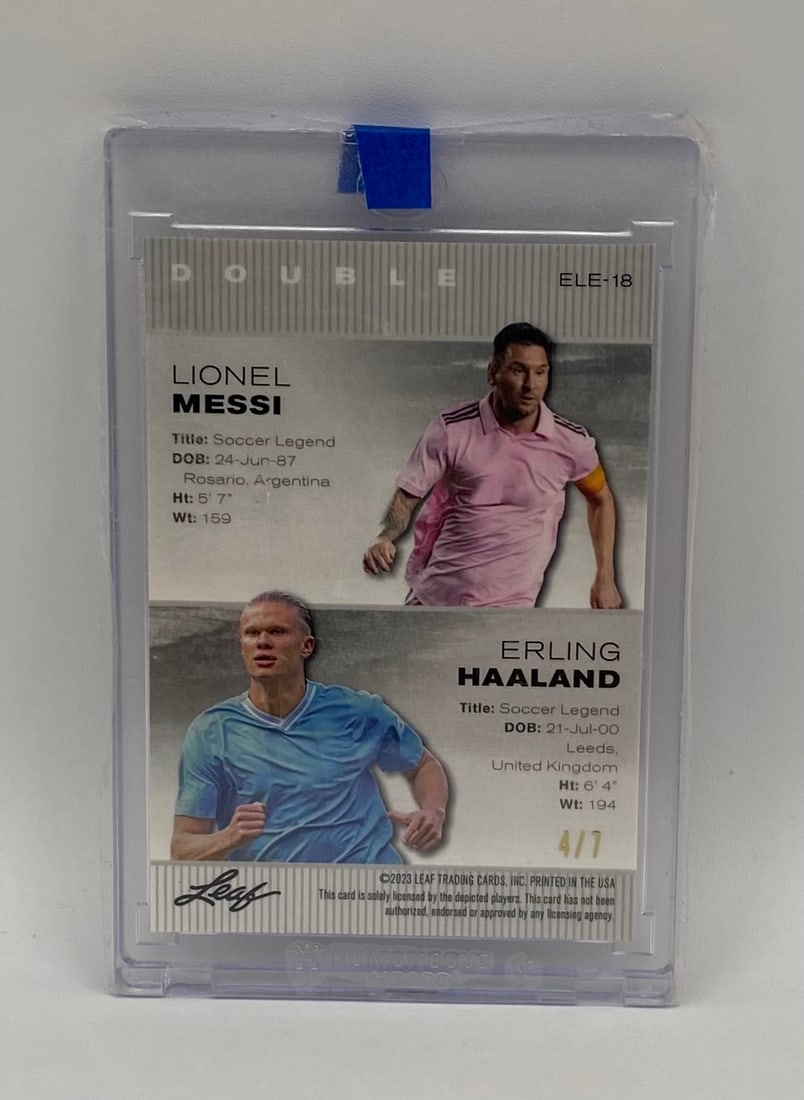 Lionel Messi / Erling Haaland Cracked Ice /7 - 2