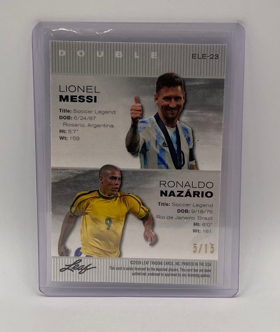 Lionel Messi / Ronaldo Nazário Purple Pulsar /15 - 2