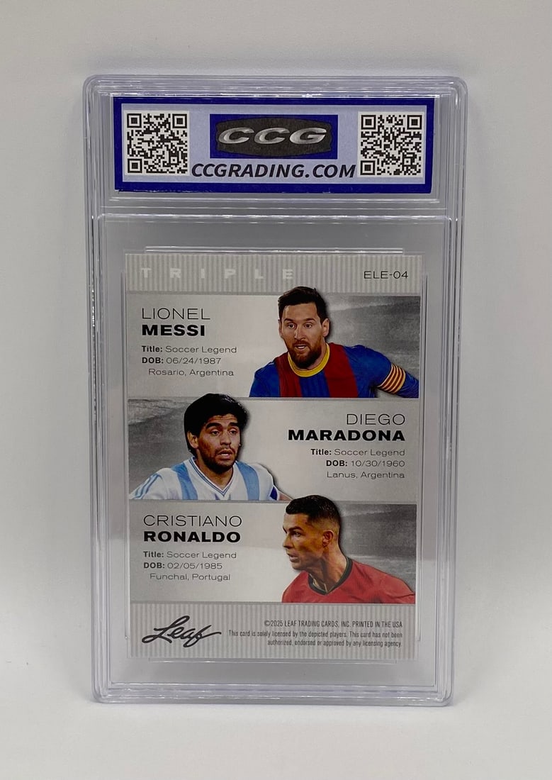Lionel Messi, Diego Maradona & Cristiano Ronaldo CCG 10 - 2