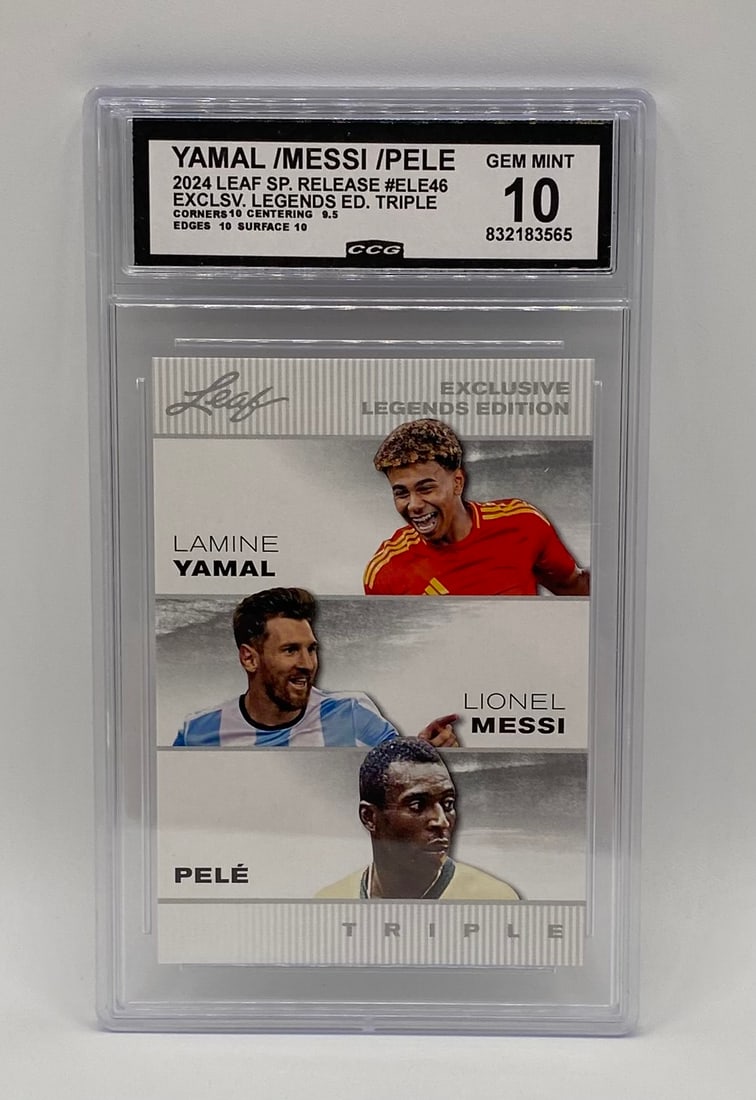 Lamine Yamal, Lionel Messi, Pelé Card (1 of 2)