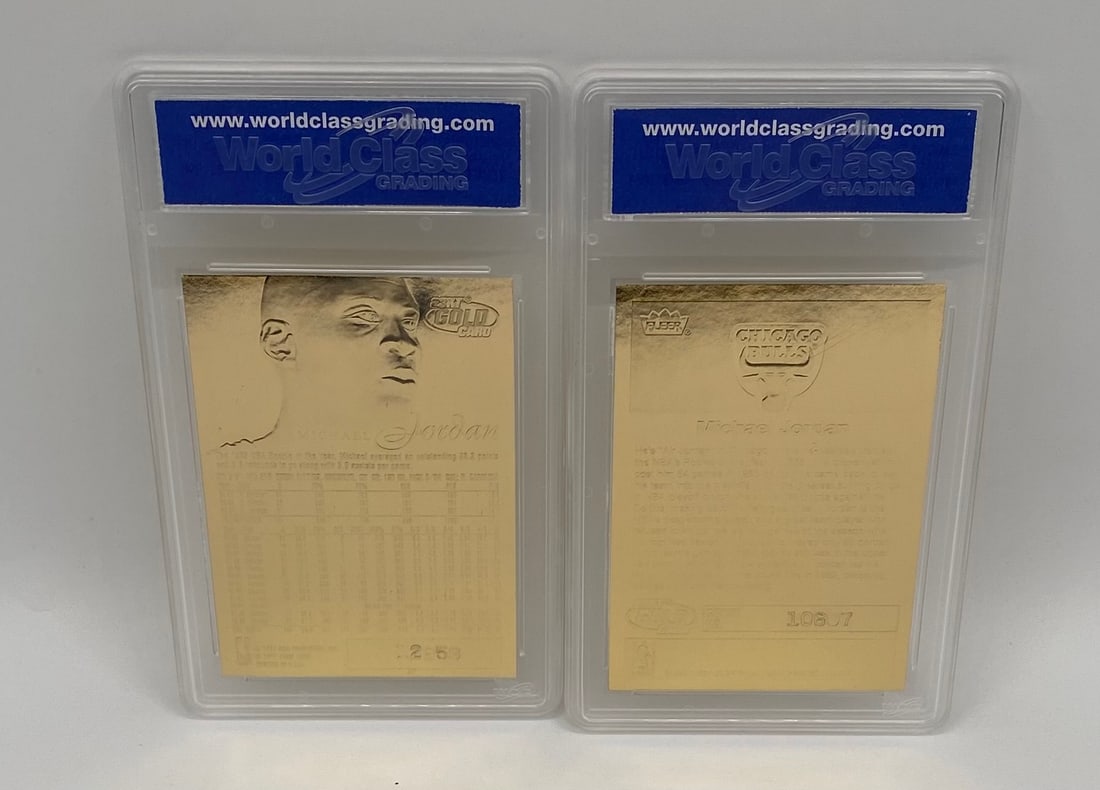 Michael Jordan Flair Showcase & '86 Rookie Sticker – Pair - 2