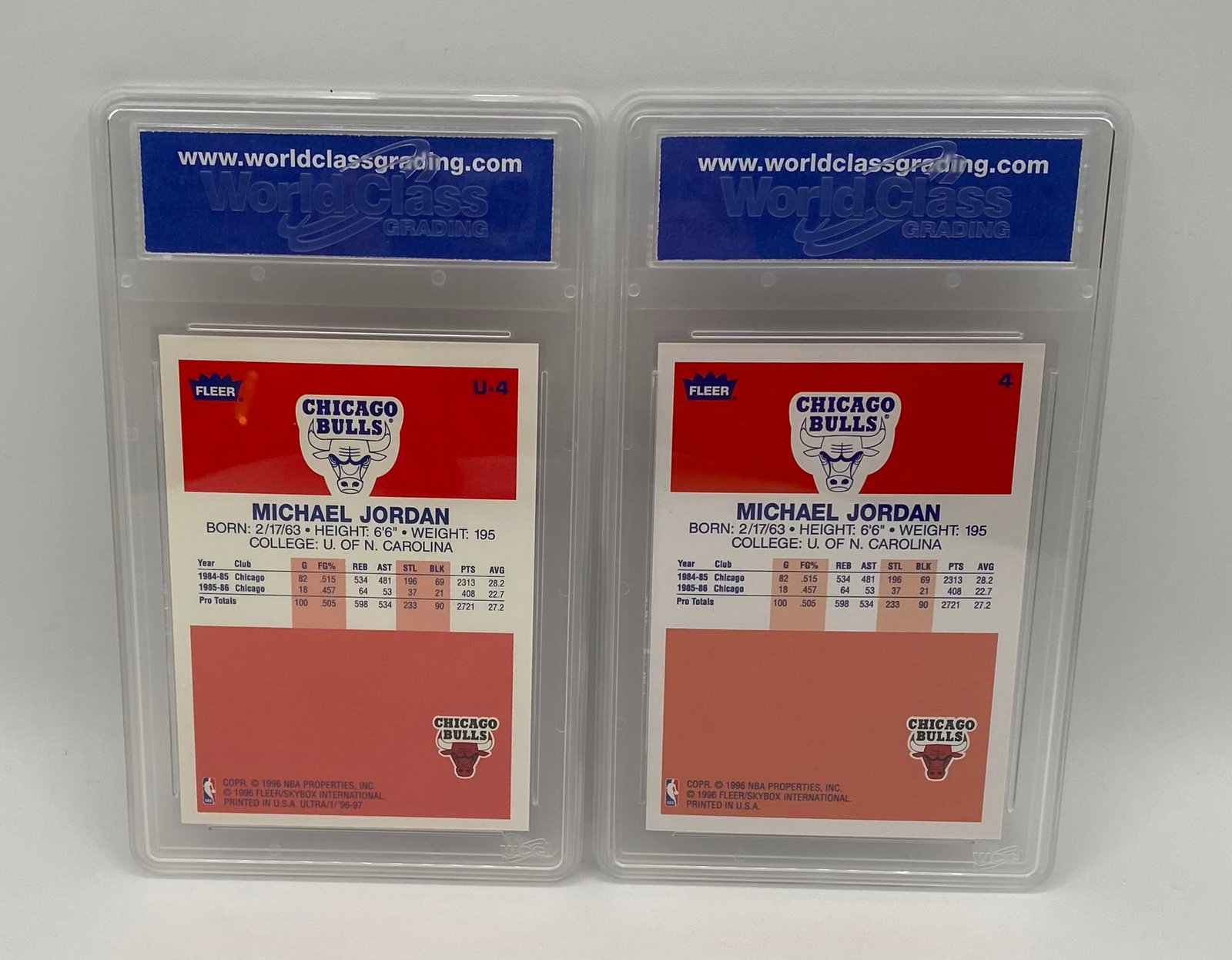 1996-97 Fleer Michael Jordan Decade of Excellence & Fleer Premier - 2