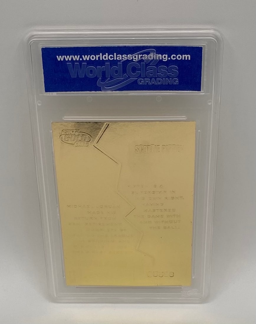 1996-97 Fleer Michael Jordan & Scottie Pippen 23KT Gold WCG 10 - 2
