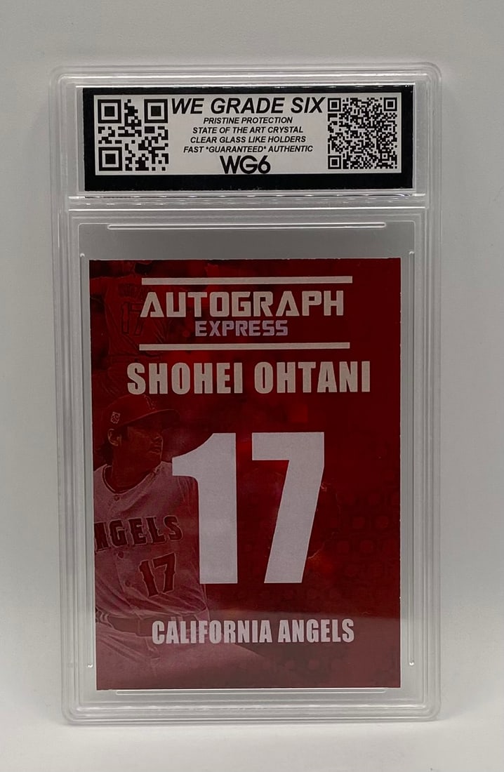 Shohei Ohtani 2018 MLB Rookie Card Autograph Express ACEO Facsimile Auto - 2