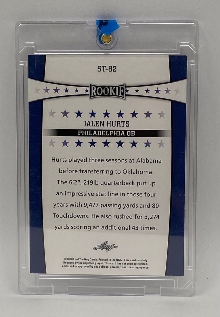 Jalen Hurts Rookie /25 - 2