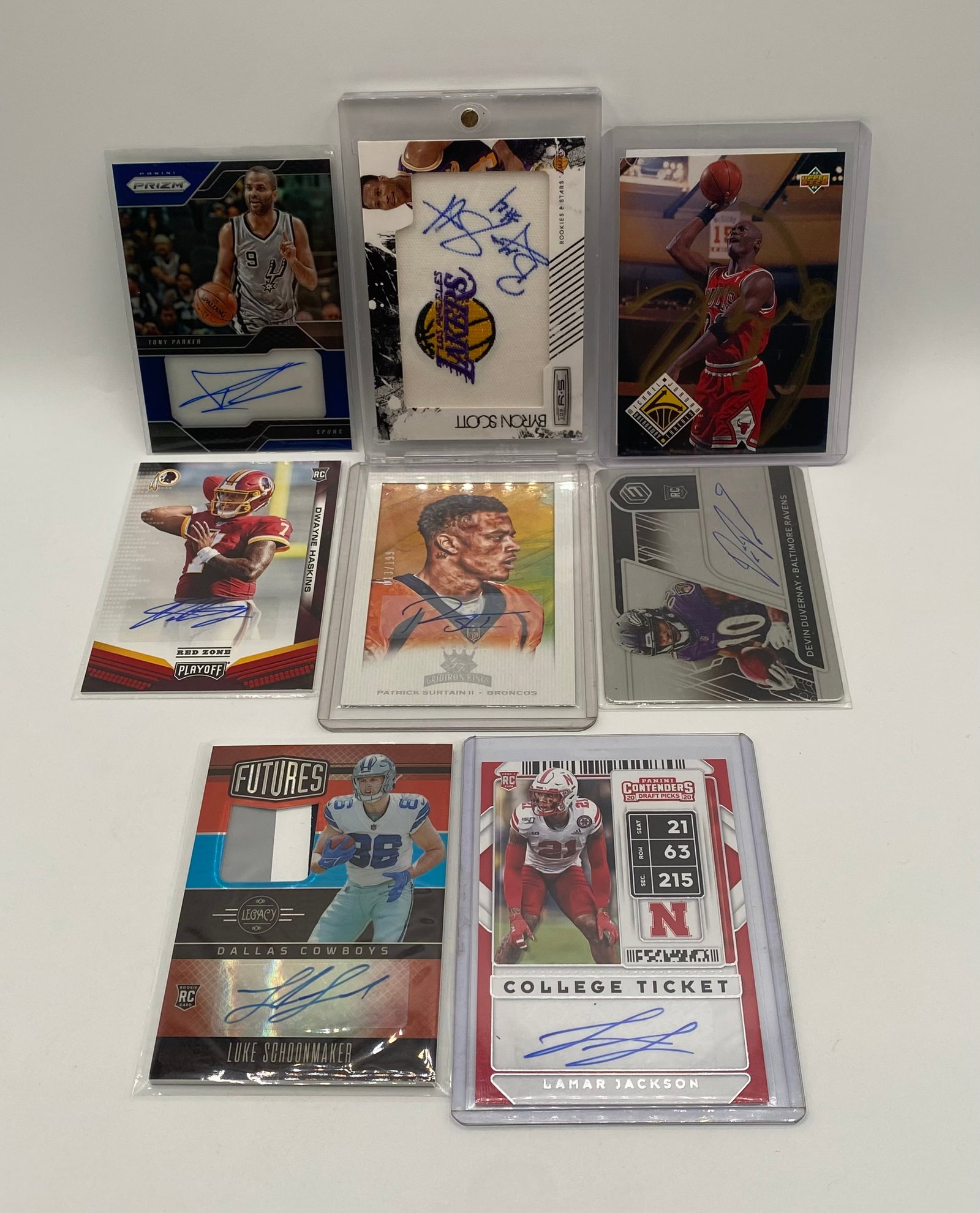 Lamar Jackson Auto, Dwayne Haskins Auto & More (1 of 2)
