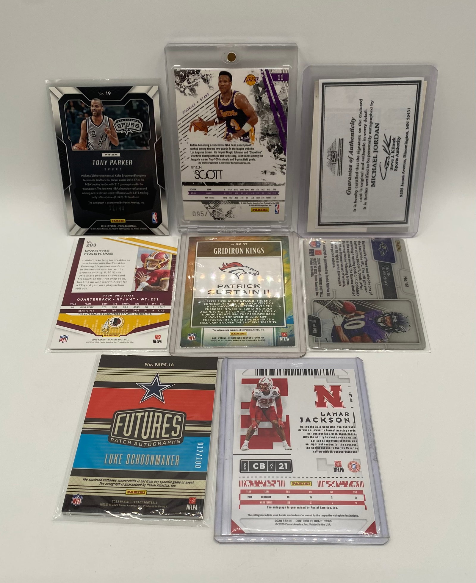 Lamar Jackson Auto, Dwayne Haskins Auto & More - 2