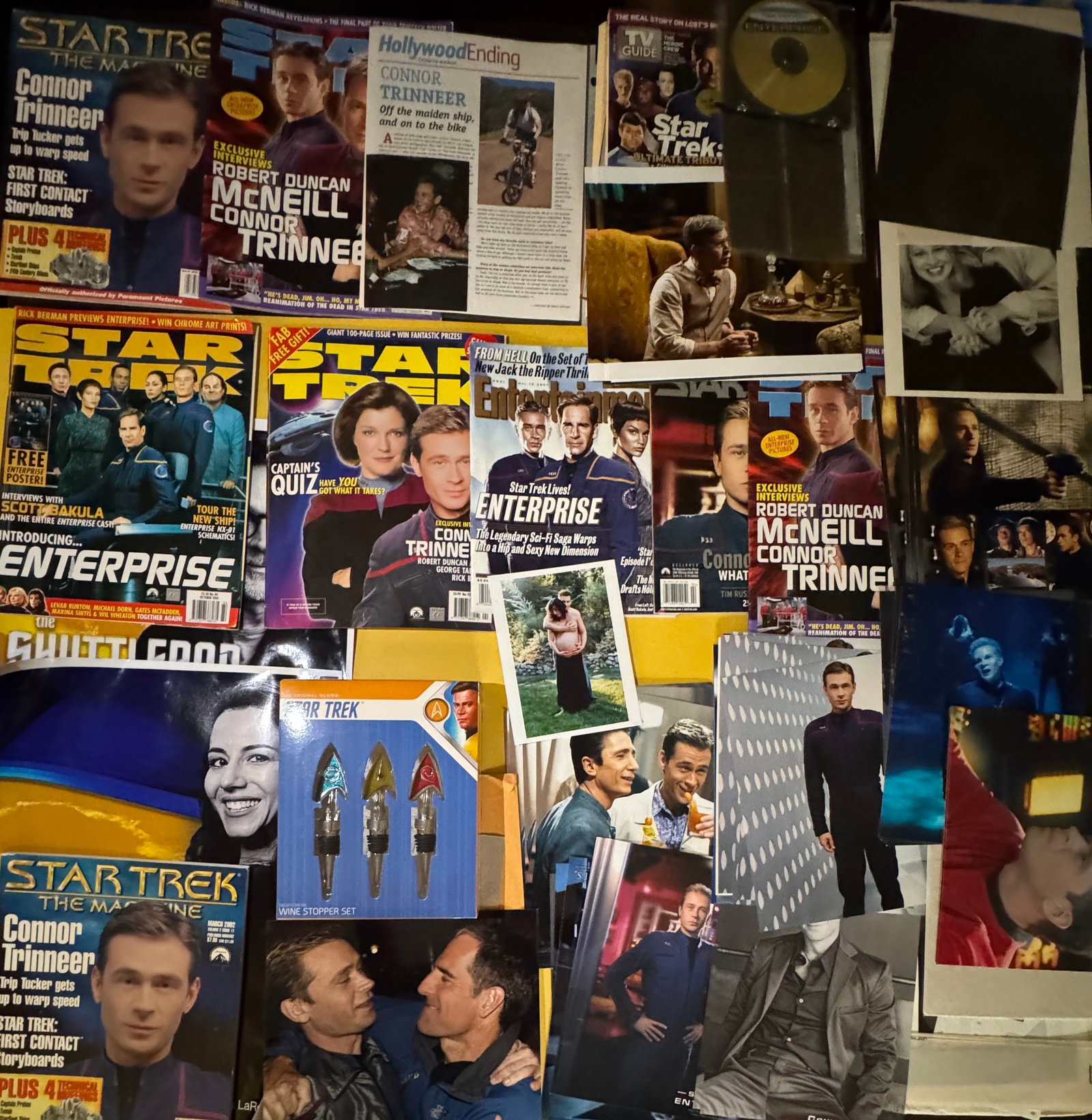 Star Trek: Enterprise & "The Shuttlepod Show" Memorabilia Archive Connor Trinneer Collection: An extraordinary, expansive archive celebrating Star Trek: Enterprise star Connor Trinneer (Commander Charles "Trip" Tucker III) and the hit companion series The Shuttlepod Show. This comprehensive