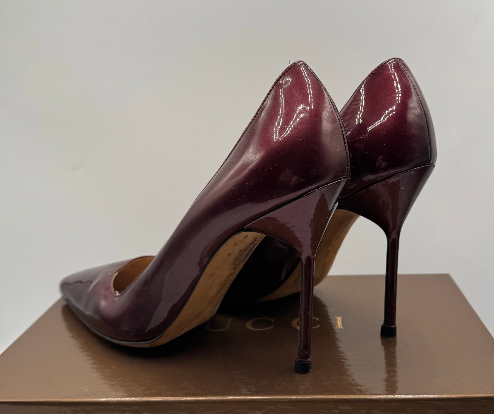 Manolo Blahnik Burgundy Patent Leather BB Pump - 3