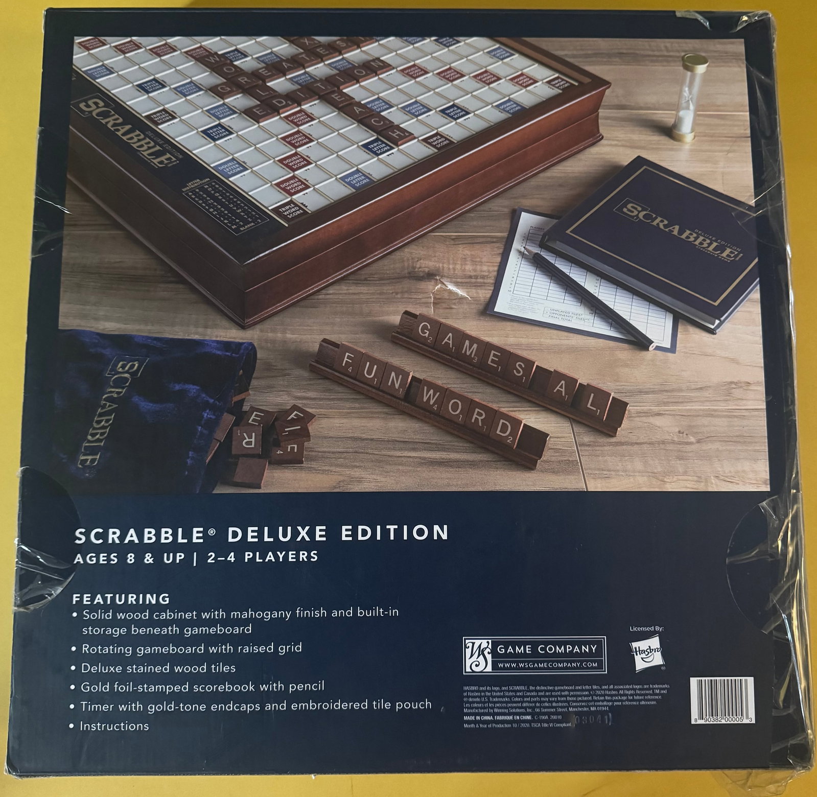 Hasbro / WS Game Company Scrabble Deluxe Edition - Factory Sealed - 2