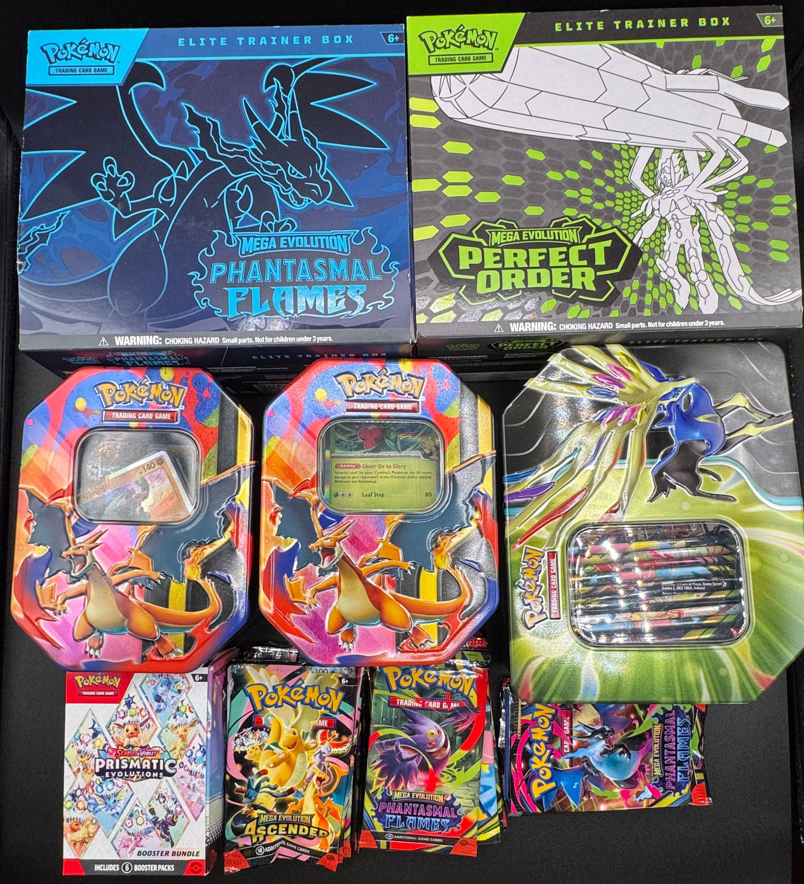 Pokémon TCG Mega Evolution & Scarlet & Violet Bulk Lot - Booster Packs, Tins, ETBs & Cards - 2