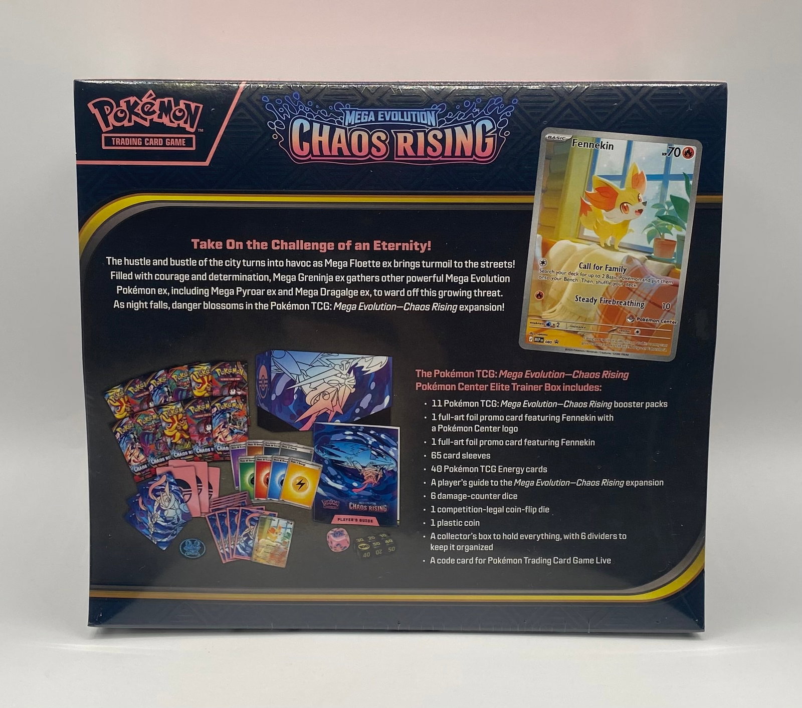 Pokémon TCG: Pokémon Center "Mega Evolution Chaos Rising" Elite Trainer Box (Factory Seale - 2