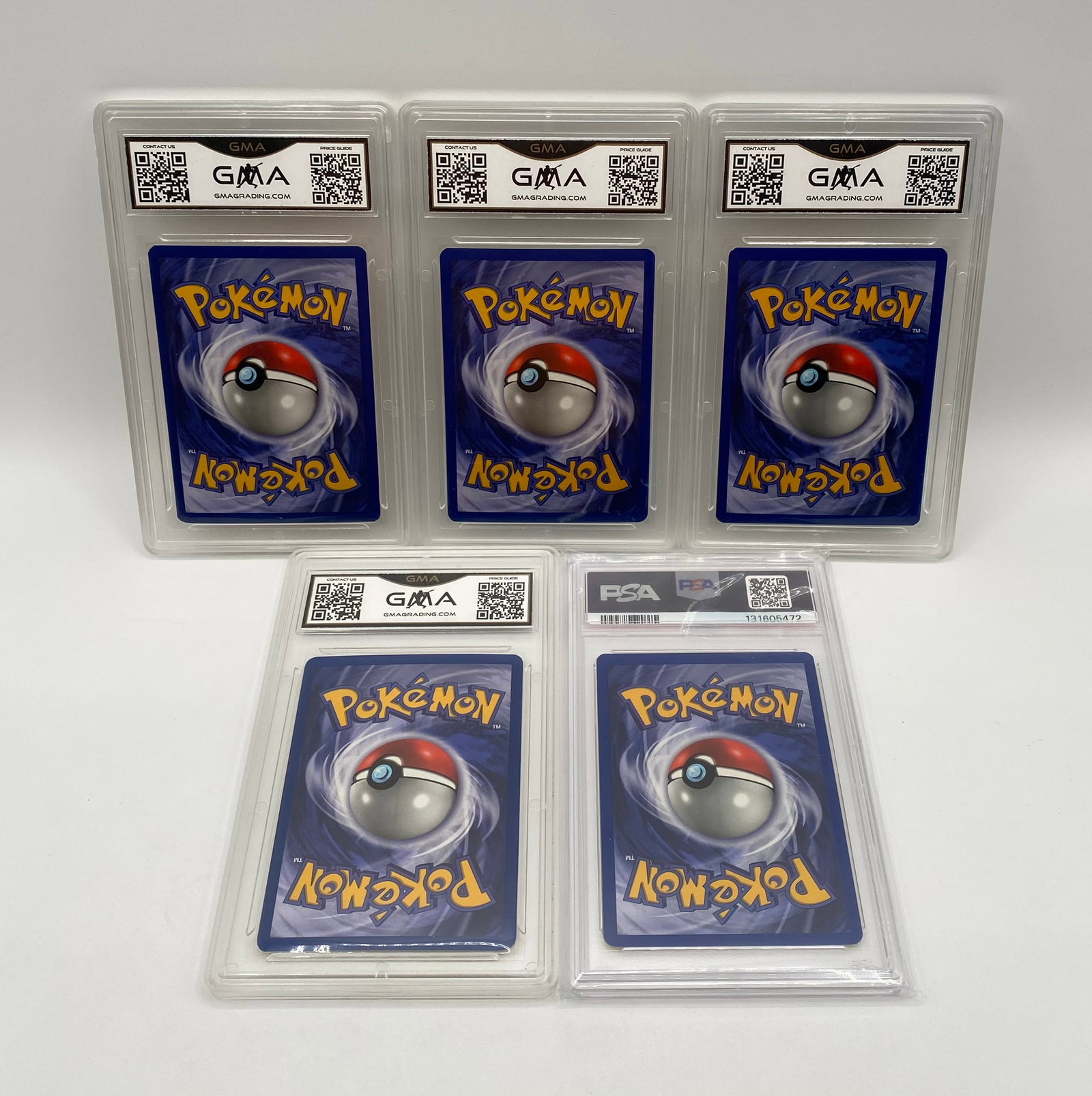 Pokémon 1st Edition Jungle Lot - Pikachu PSA 6, GMA 10s - 2