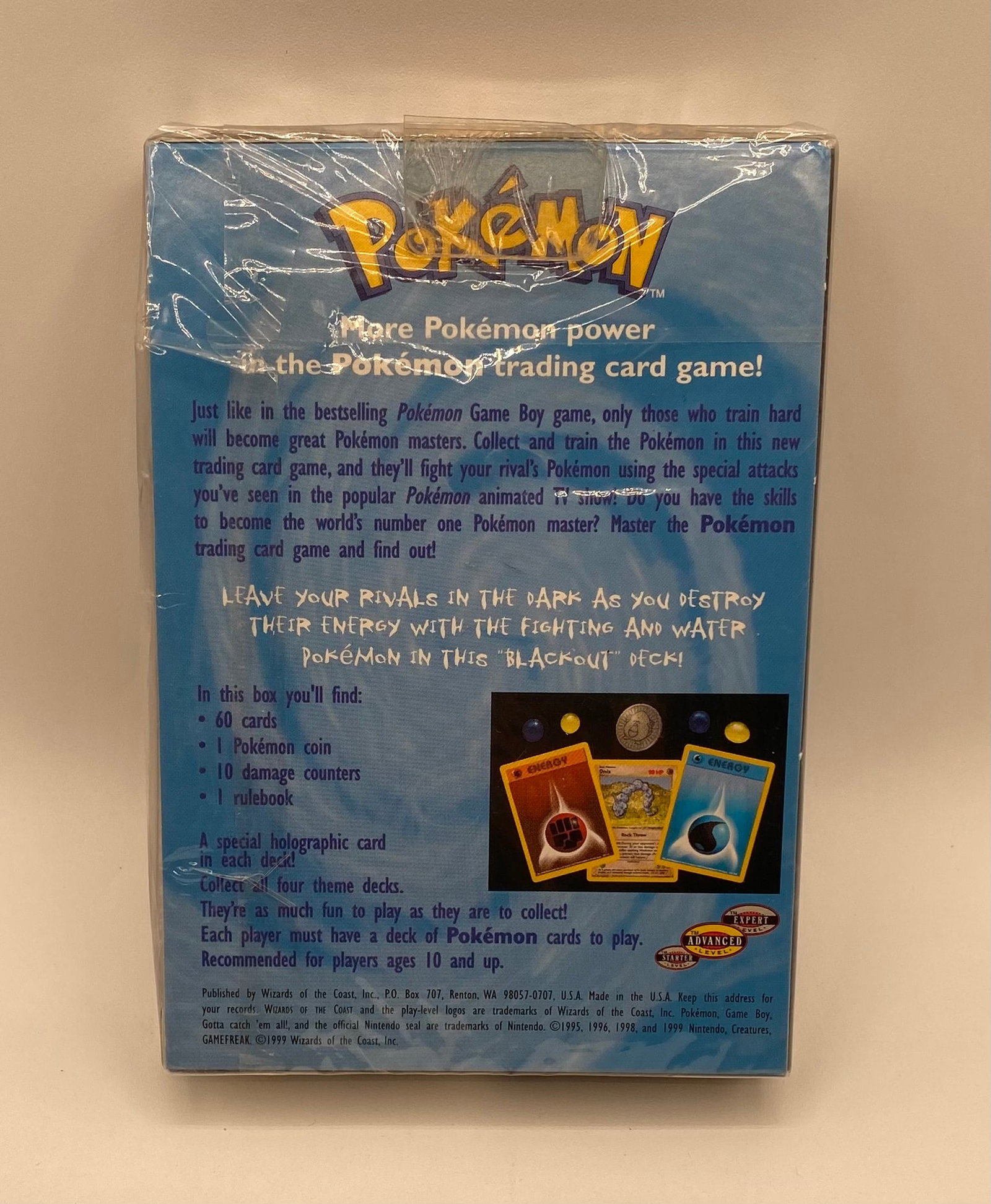 1999 Pokémon TCG Blackout Sealed Theme Deck - 2