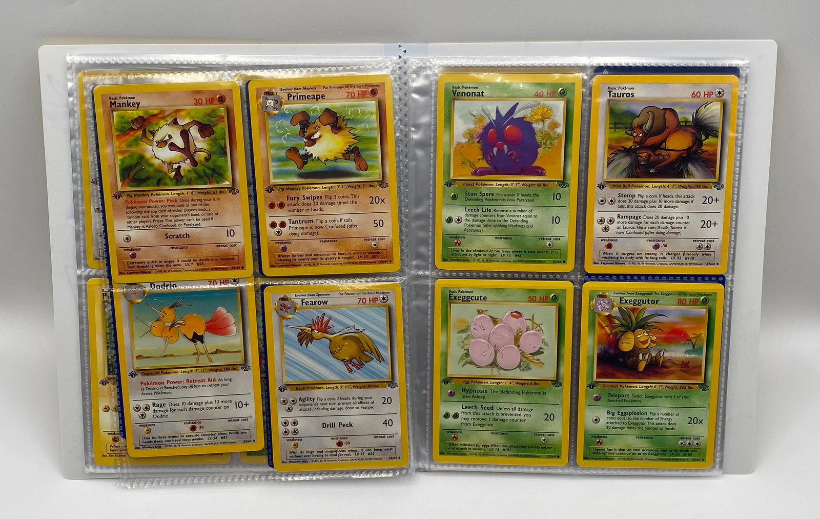 1999 Pokemon 1st Edition Jungle Set Binder - 2