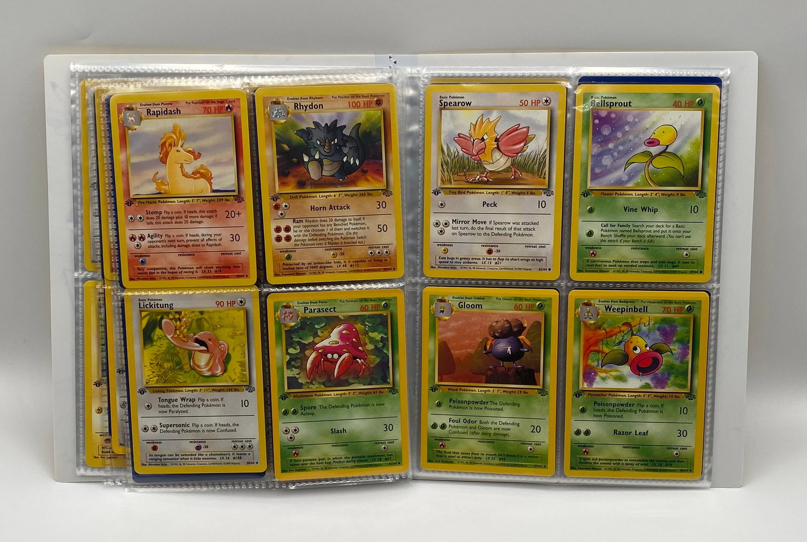 1999 Pokemon 1st Edition Jungle Set Binder - 3