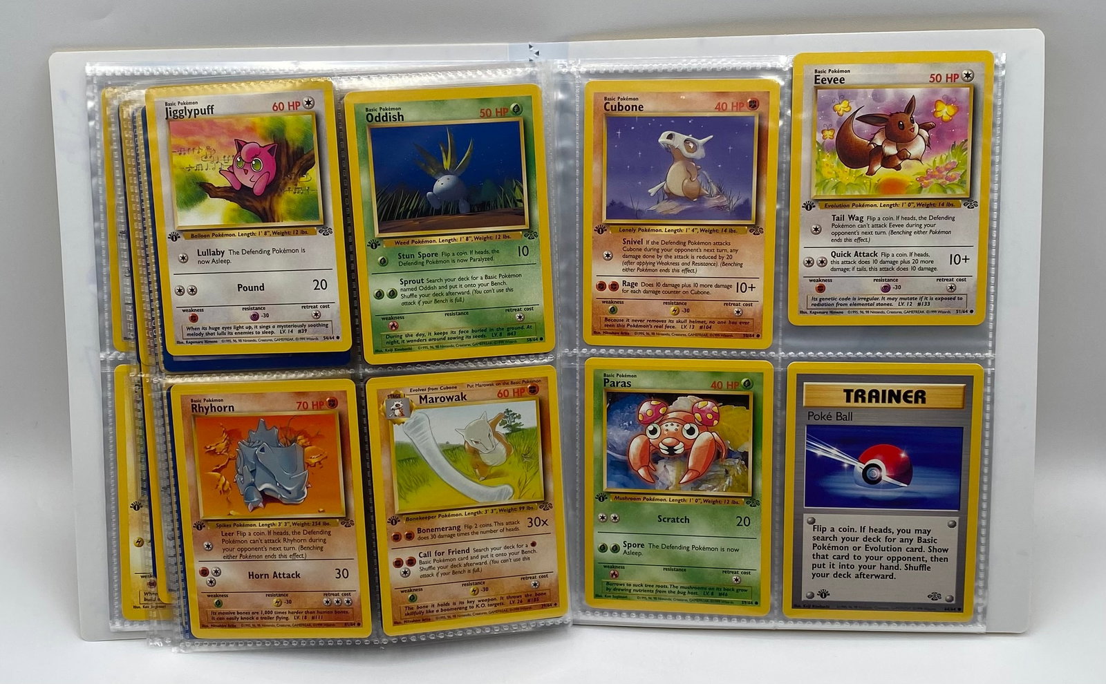 1999 Pokemon 1st Edition Jungle Set Binder - 4