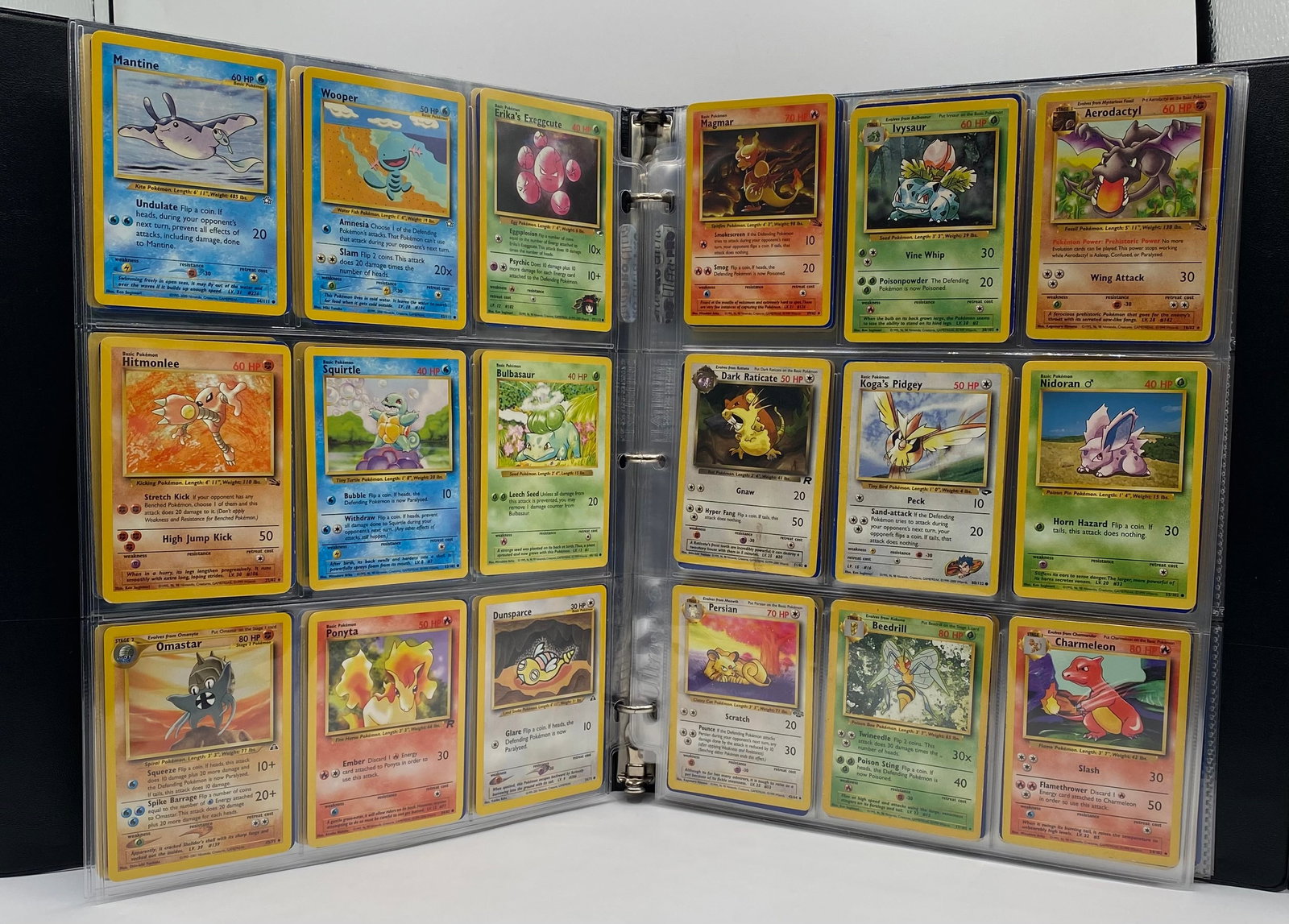 1999 1st Edition Pokemon & More Scyther, Dark Kadabra,Pikachu Cards Binder - 2