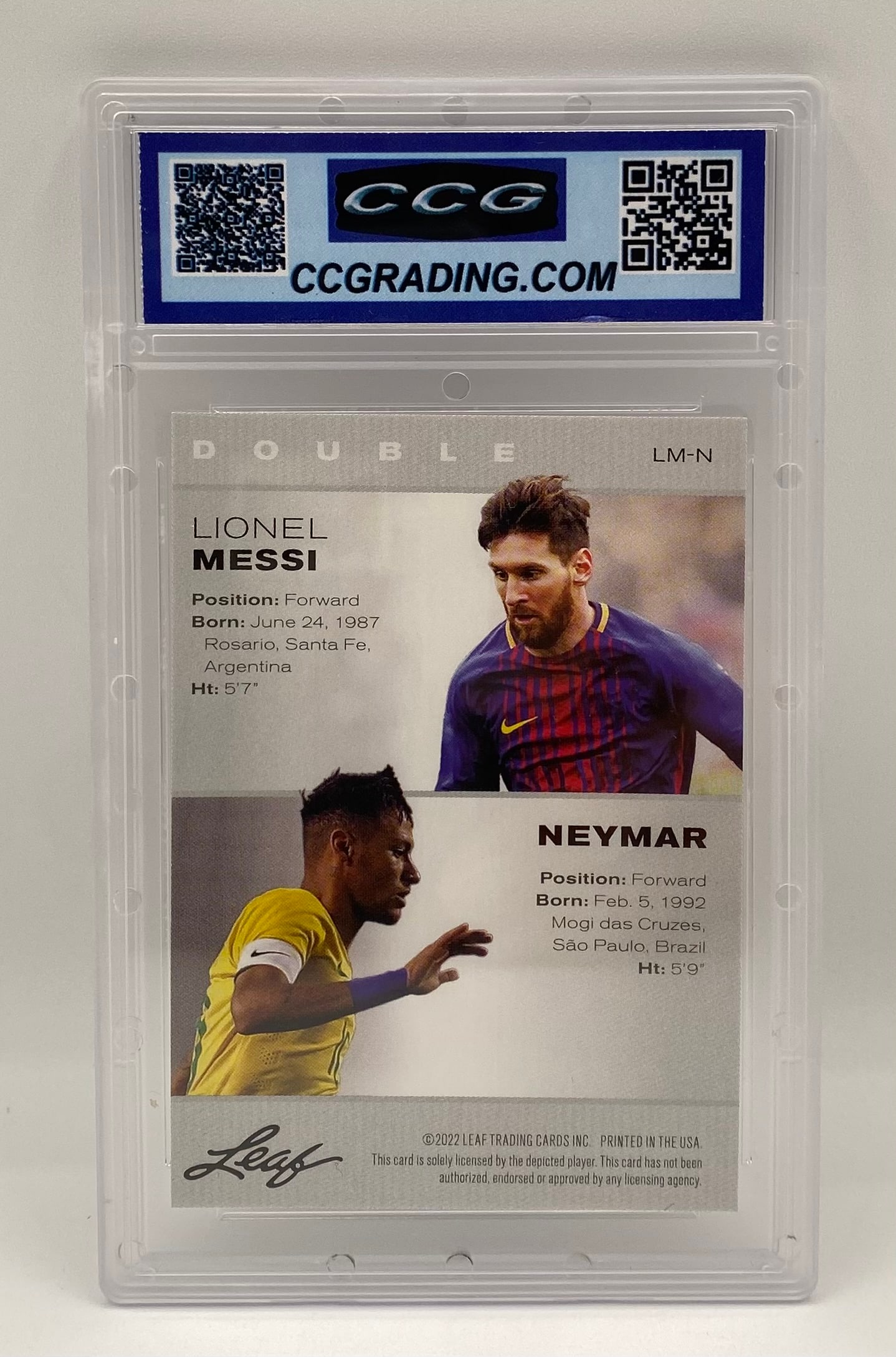 Lionel Messi & Neymar Jr Card - 2
