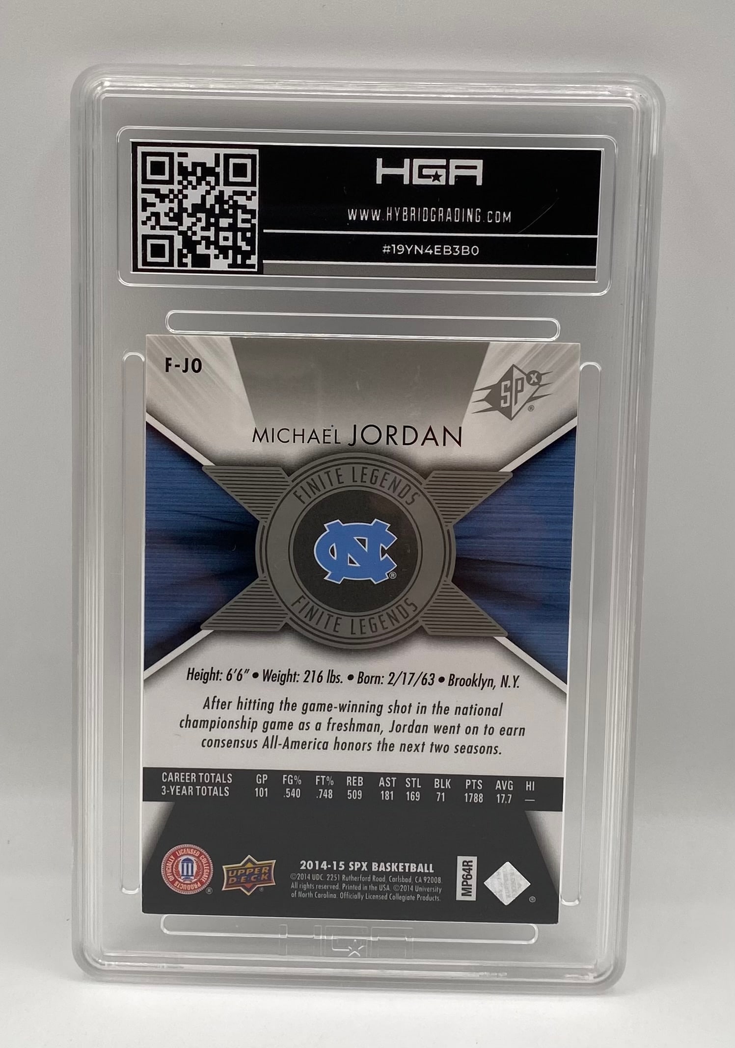 2014-15 Upper Deck SPx Finite Legends Michael Jordan /799 - 2
