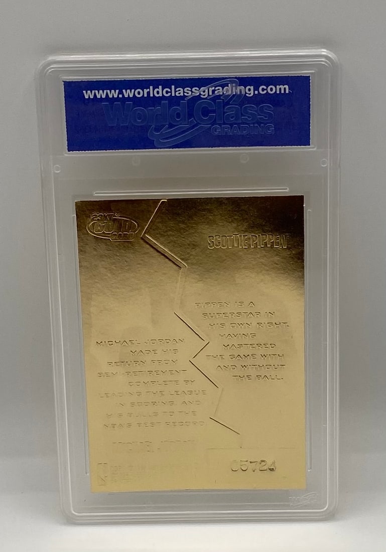 Michael Jordan & Scottie Pippen 1996-97 Fleer 23kt Gold Game Breakers (WCG 10) - 2