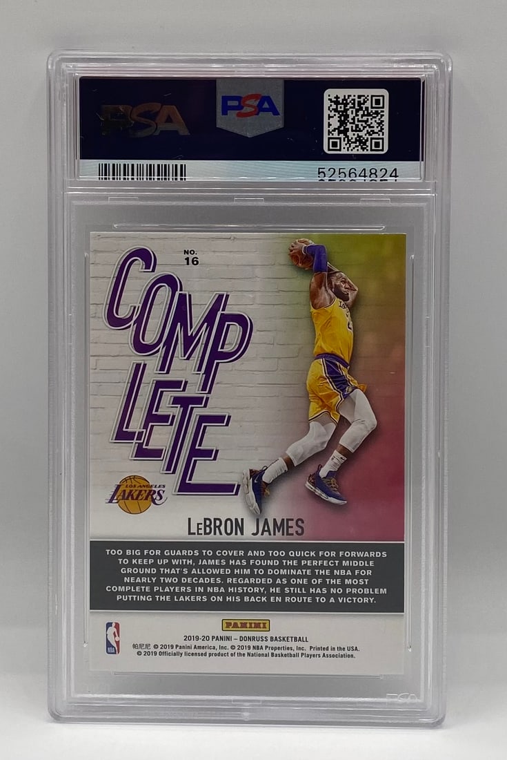 2019 LeBron James Complete Players PSA 10 - 2