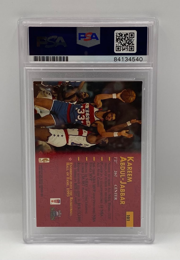 Kareem Abdul-Jabbar Authentic On-Card Autographed Topps Stars Card – PSA/DNA Certified - 2