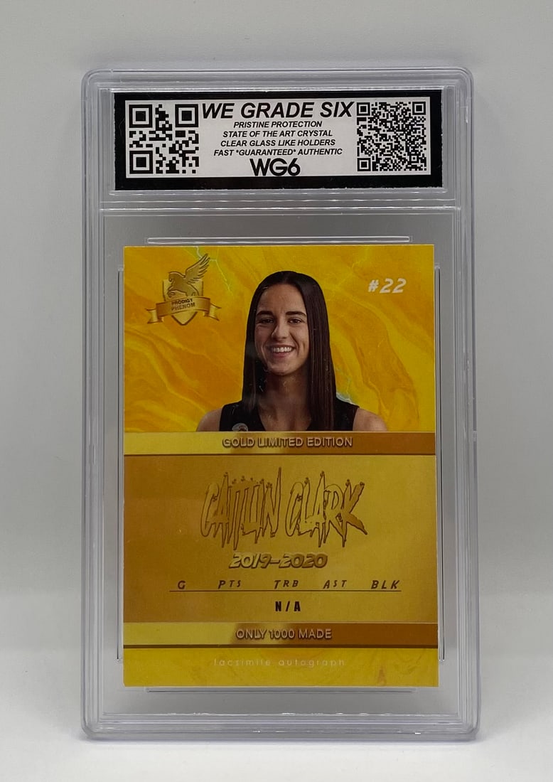 2020 Caitlin Clark Gold Promo ACEO Rookie Card - 2