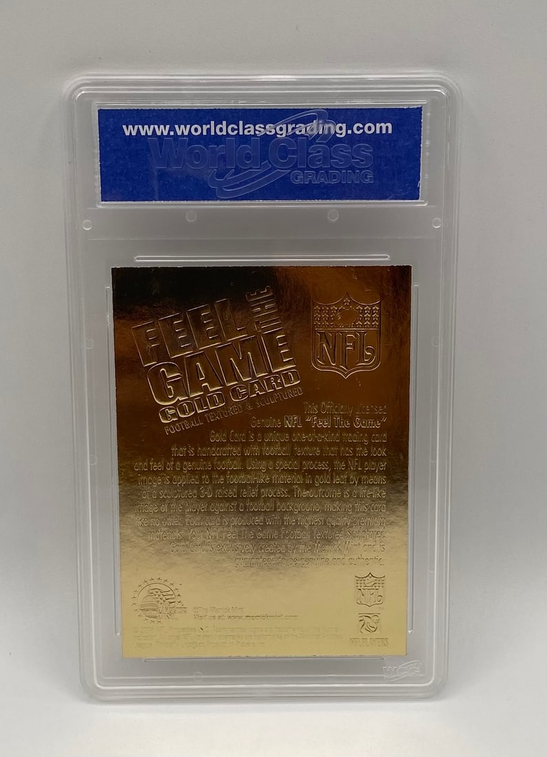 2006 Feel The Game Tom Brady 2000 Draft Pick Patriots WCG 10 GEM-MT - 2