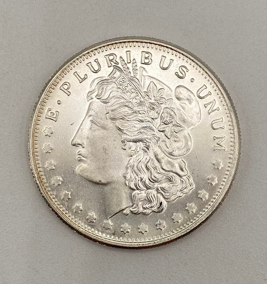 United States Morgan Silver Dollar - Obverse Profile: United States Morgan Silver Dollar - Obverse Profile