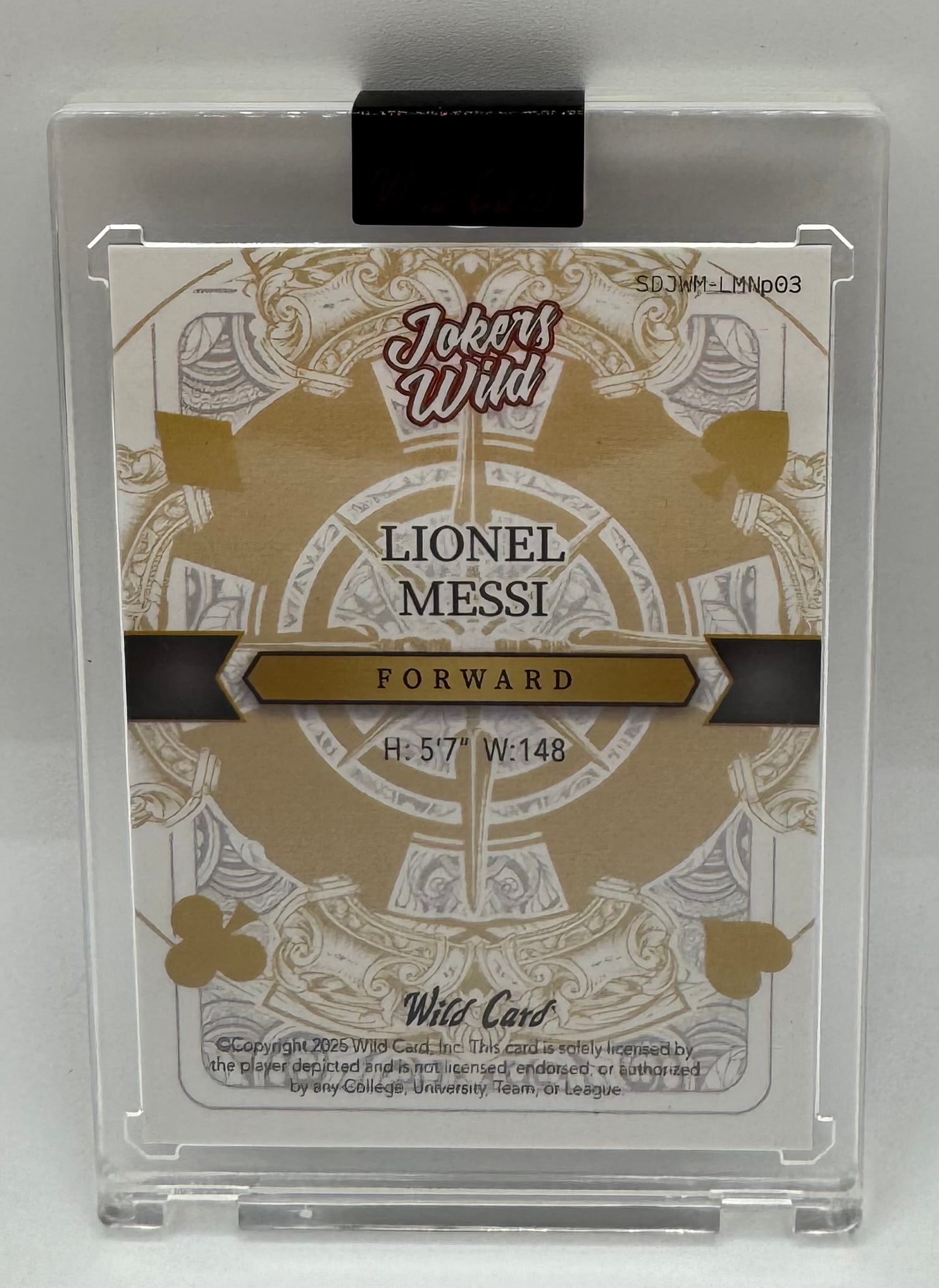 Lionel Messi 1/1 Card - 2