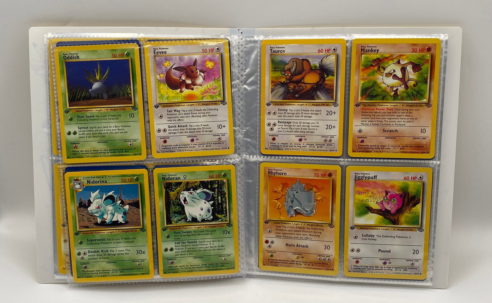 1999 Pokemon Jungle Set 1st Edition Binder - 2