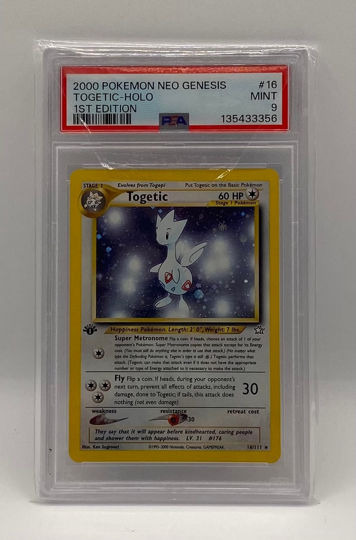 2000 Pokemon 1st Edition Togetic Holo PSA 9 (1 of 2)